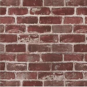 Brick Contact Paper 17.5inch×393.7inch Peel and Stick Wallpaper Removable